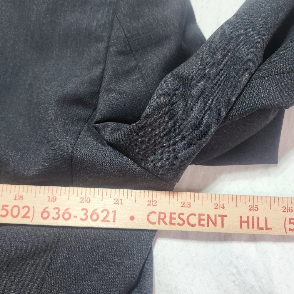 Hart Schaffner Marx Dayton 44S Gray Wool Blazer Sport Coat Men 2 Button Classic